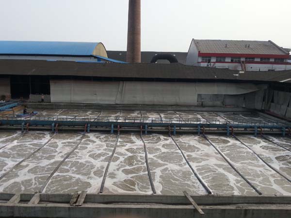 懸掛鏈曝氣器現場安裝圖3