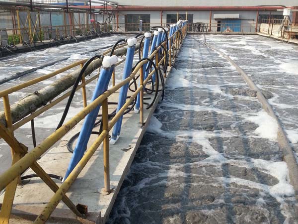 懸掛鏈曝氣器現場安裝圖2