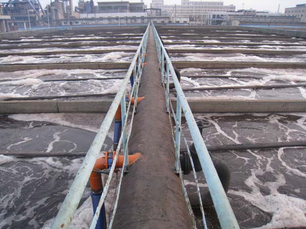 懸掛鏈曝氣器現場安裝圖3